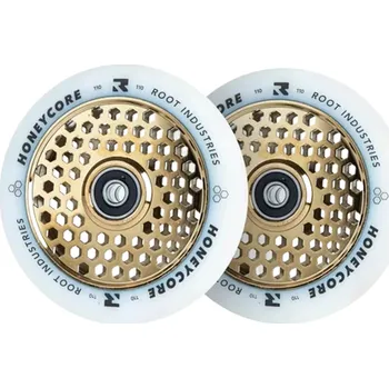 Kolečko ke koloběžce Root Industries Kolečka ROOT Honeycore White 110mm Gold 2ks