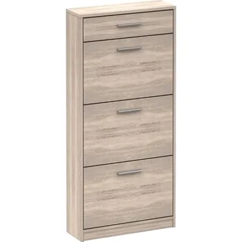 Botník Trojřadý botník se šuplíkem, dub sonoma, NOKO-SINGA 311