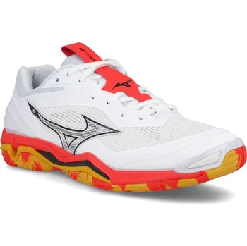Dámská sálová obuv Mizuno Wave Stealth 6 X1GA243098 - white/fiery coral 2/citrus 40