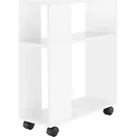 Příruční stolek, bílá, Zoela New