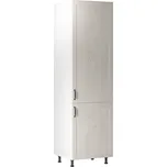 Vysoká skříňka, bílá / sosna skandinávská, pravá, ROYAL D60R