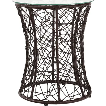 Konferenční stolek Příruční stolek, hnědá, SALMAR NEW