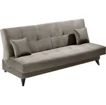 Rozkládací pohovka s úložným prostorem, šedobéžová Taupe, URGO