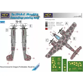 Plastikový model LF model 1/48 Mask Ta 154A-0 Moskito camouflage painting