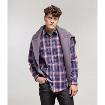 Pánská košile LEE COOPER Pánská košile Regular WILL BLUE IN XL