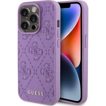 Pouzdro na mobilní telefon Zadní Kryt Guess pro Apple iPhone 15 Pro fialová