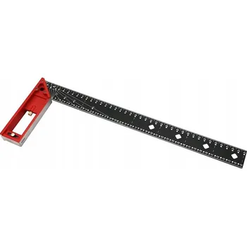 Úhloměr Úhelník truhlářský 400 mm s rýsovací jehlou, hliníková patka