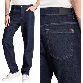 Pánské džíny Pánské džíny Marcus Jason Rough 2240 Tmavě modré klasického střihu W34 L34