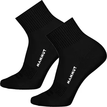 Pánské ponožky Ponožky 3 páry MAMMUT Everyday Quarter Socks 3 Pack black - 42-44