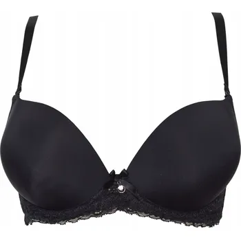 Podprsenka Hladká podprsenka push-up 38/85 C * černá