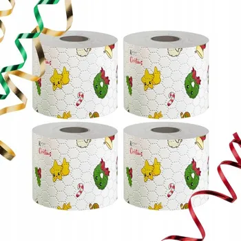 Toaletní papír Suchý toaletní papír bez vůně Glimmerstone 4 ks