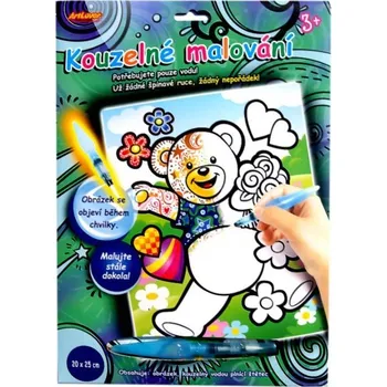 Výuková hračka ARTLOVER Kouzelné malování - Veselý medvídek