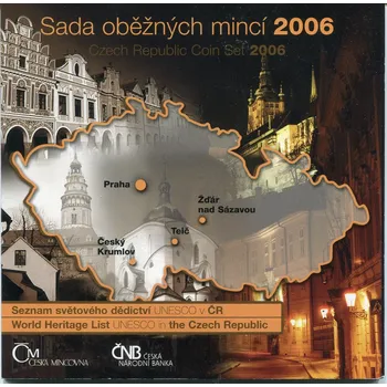 (2006) Česká republika - Sada oběžných mincí - UNESCO