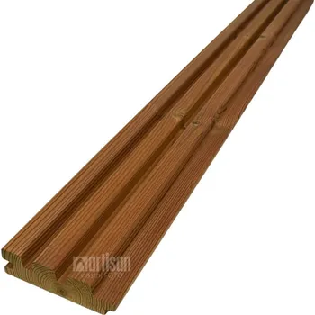 Lamelové obklady s PD - Luna Trio 26x92x3000 ThermoWood® borov