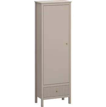 Ložnicová sestava Regál, šedohnědá Taupe/dub craft zlatý, KLIO 1D1S