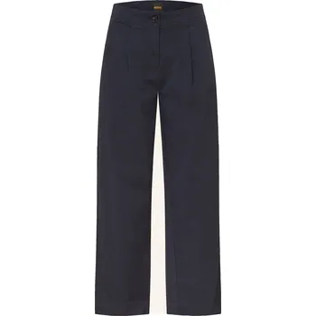 Dámské kalhoty Boss Dámské Chino Taquina, tmavě modrá, 40