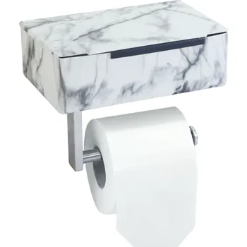Držák na toaletní papír, bílý mramor, MISIA