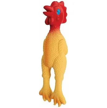 Hračka pro psa HIP HOP Kuřátko ležící se zvukem 15cm, latex