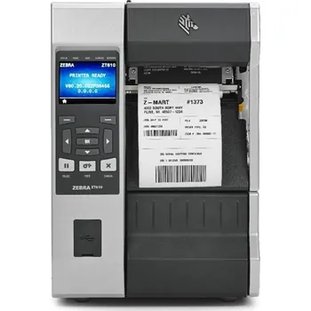 Tiskárna štítků Zebra ZT610 ZT61042-T0EG100Z, tiskárna štítků, 8 dots/mm (203 dpi), disp. (colour), RTC, USB, RS232, BT, Ethernet, Wi-Fi, ZPL, ZPLII