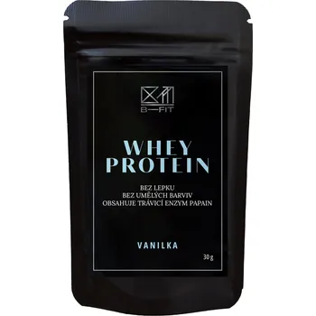Protein B-Fit Club Whey protein Vanilka 30 g + 2 měsíce na vrácení zboží