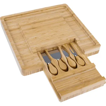 Deska na sýr s příslušenstvím, bambus, MANDOL