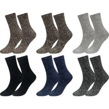 Pánské tričko PESAIL Pánské zdravotní termoponožky YZ0003 4páry Barva: Mix, Velikost: 40-43