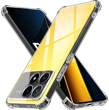 Pouzdro na mobilní telefon Techsuit Nárazuvzdorný Průhledný Silikon Xiaomi Poco X6 Pro Clear