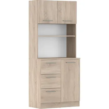 Kuchyňská linka Třídveřový kredenc, dub sonoma, LASET NEW