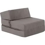 Skládací matrace/křeslo, 2v1, šedá, MALEN