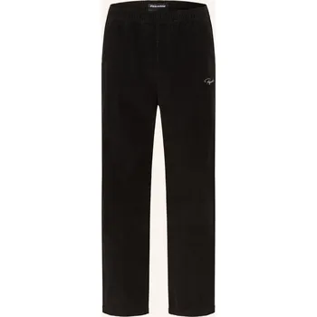 Pánské kalhoty Pegador Pánské Cordchino Bilaspur Regular Fit, černá, 48