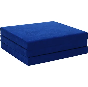 Matrace Skládací matrace, pěnový, 65x180, modrá, LEVI 65