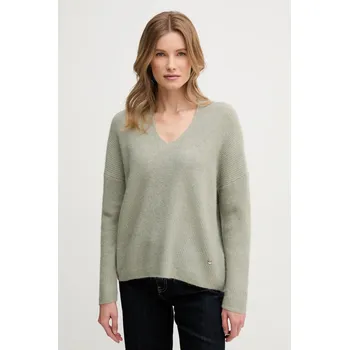 Dámský svetr Vlněný svetr Mos Mosh 153900 zelená 97X, vel. S