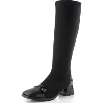 Dámské kozačky Hispanitas kozačky s pružným lýtkem Marsella black HI254308 - 37 | P697494