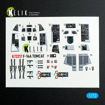 Plastikový model Reskit 1/72 F-14A Tomcat - interior 3D (HOBBYB)