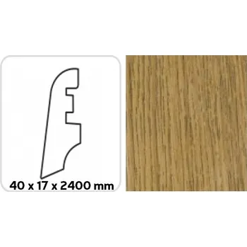 soklová lišta Soklová lišta K-PRODUKT KP 40 DUB D 03187 2,40 bm