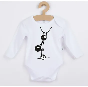 Kojenecký body Originální dětské body s motivem veselých hopíků Velikost: 56