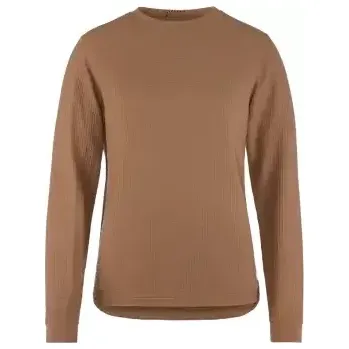 Dámské tričko Craft Wool Waffle dámské triko dlouhý rukáv hnědá vel. XL