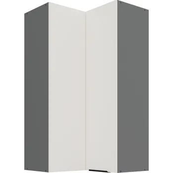 Šatní skříň Rohová skříň 90°, vysoká 108 cm Bílá