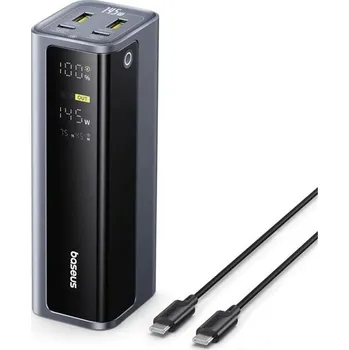 Powerbanka Baseus EnerGeek GP12 powerbanka 20800mAh černá Černá