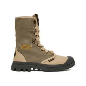 Pánské tenisky Turistická obuv Palladium Baggy Hawkins Police 94623-308-M Zelená 38