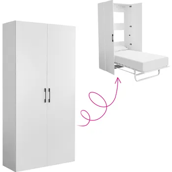 Postel Sklápěcí postel, 90x200, bílá, POSKRA