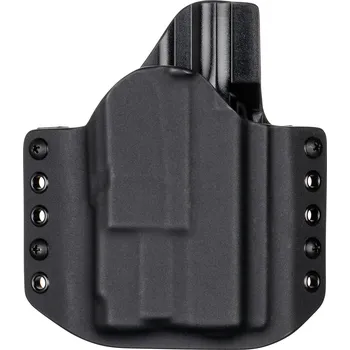 Příslušenství pro sportovní střelbu RH Holsters OWB - Glock 19 Gen3-4 + Glock GTL II - vnější kydexové pouzdro - poloviční sweatguard - černá/černá Pouzdro je pro: Levák