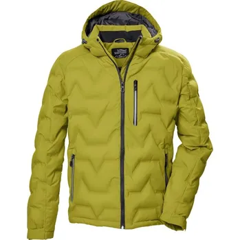 Pánská móda KILLTEC Pánská prošívaná bunda KOW 60 MN QLTD JCKT 41834 Barva: Limetková, velikosti: XL
