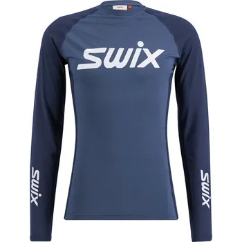 Běžecké oblečení Triko Swix Triko Swix Triac RaceX Dry 10097 dl.r. pánské blue/navy XXL XXL