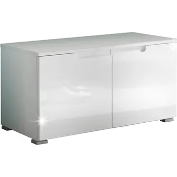 Botník Botník, bílá extra vysoký lesk, SPACE