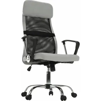 Křeslo Kancelářské křeslo, šedá/černá, FABRY NEW