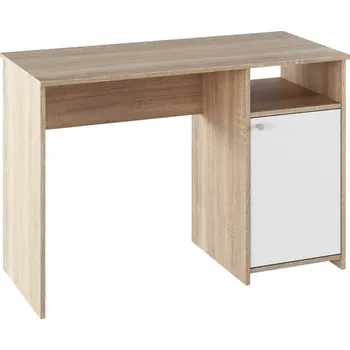 Kuchyňská linka PC stůl, dub sonoma / bílá, DEDE