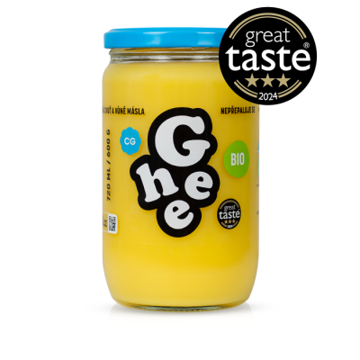 České Ghíčko Ghee | přepuštěné máslo | 590g BIO