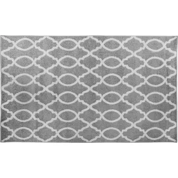 Koberec, světlešedá / slonovinová, 100x150, DESTA