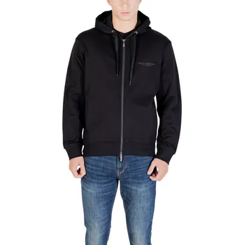 Pánské oblečení Armani Exchange mikina na zip Armani černá 3454298